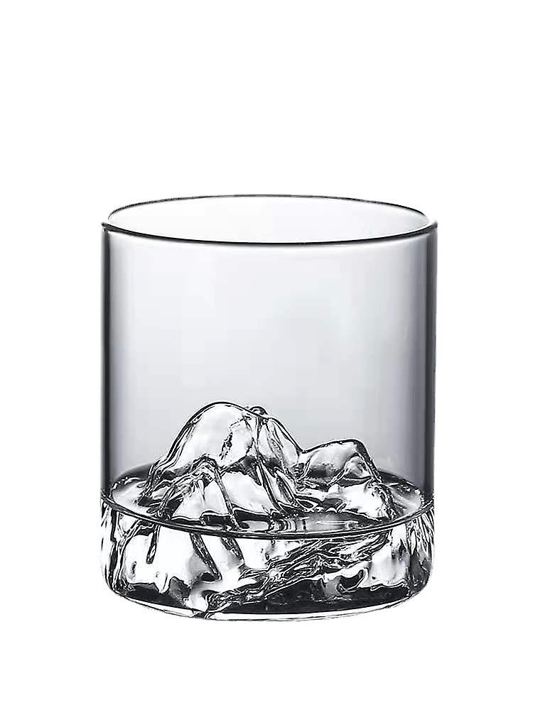 Hoge borosilicaatglas Mount Fuji Cup Single Layer Transparant Glas
