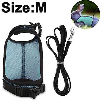 Small Pet Harness Cloche, Durable Nylon No-Pull Padded Vest, All Season Guinea Pig Harness Leash Set for Small Rabbit, Ferret, Rats, Igu