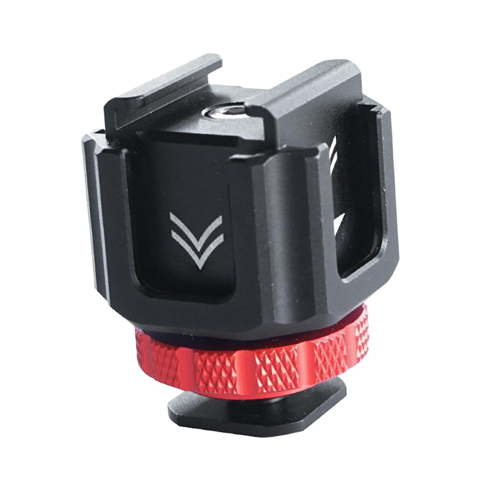 Five Head Cold Shoe Mount Adapter for Flash Audio Recorder LED Video Light