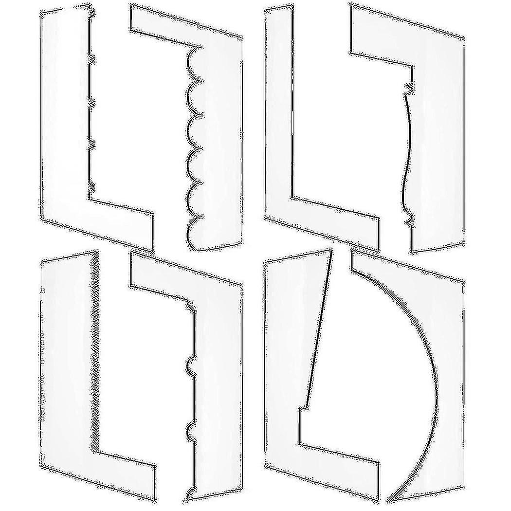 Sawtooth Cake Scraper,cake Edge Spatula Diy Icing Decor Comb Tool