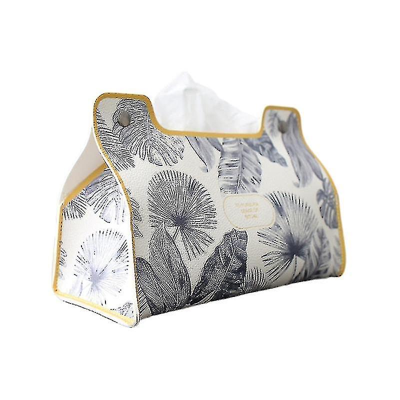 2022 Pvc Leather Tissue Box Rectangular Napkin Holder Organizer Paper Dispenser