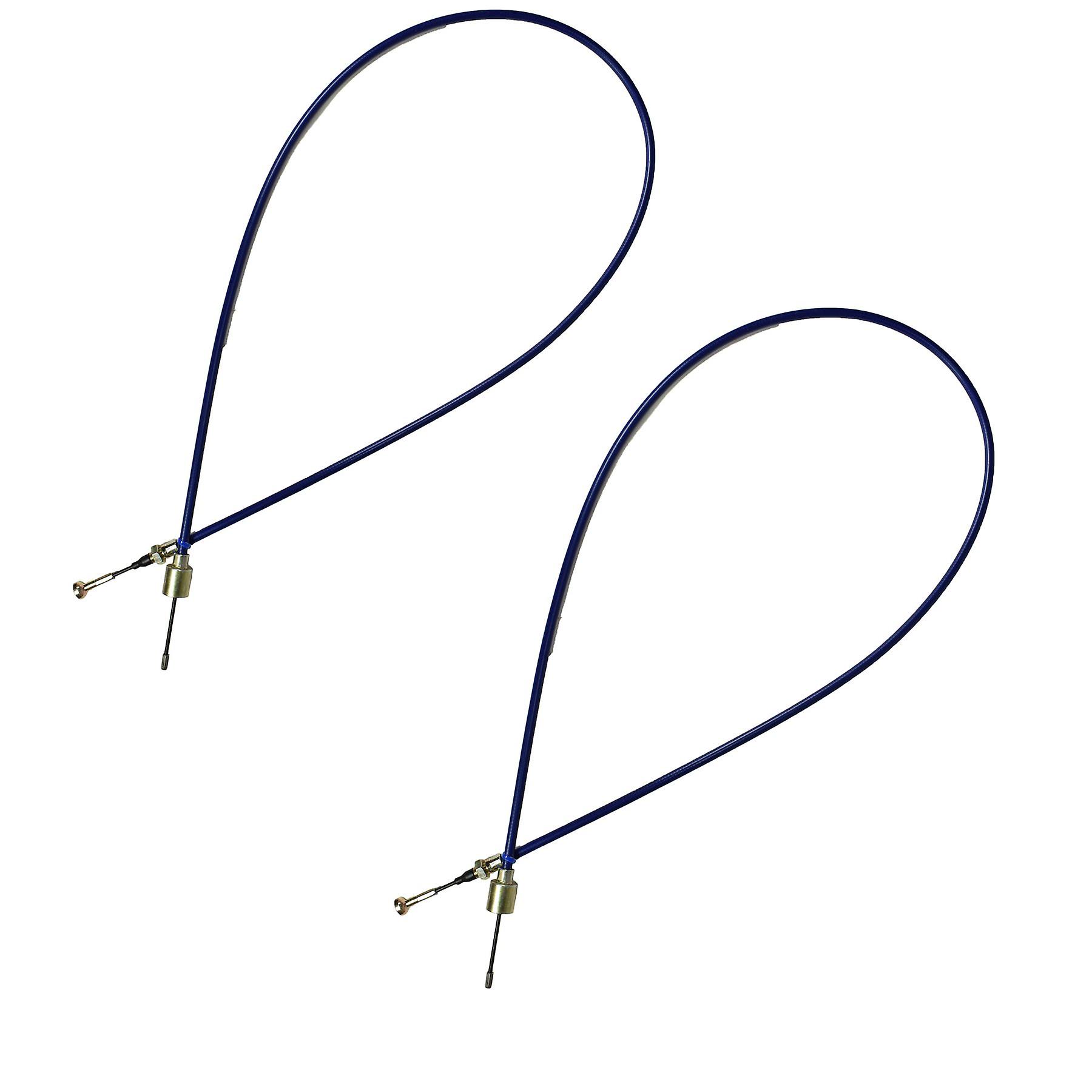 Pair Long Life ALKO Quick Release Brake Cables Mushroom End Sheath 1320mm