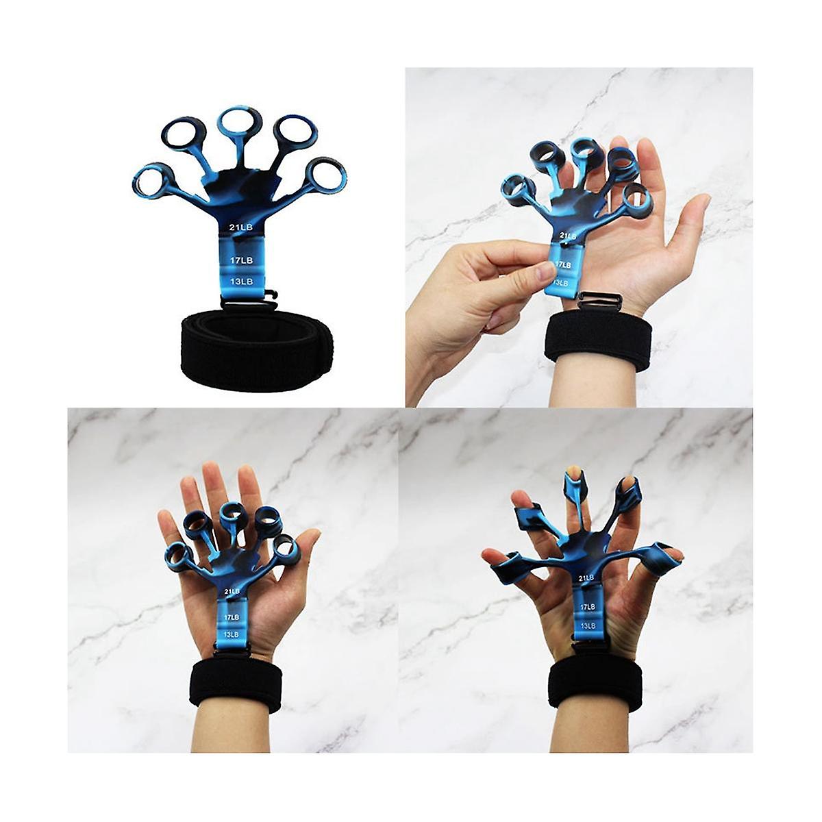 Finger Gripper Finger Exerciser Strength Trainer Recovery Physical Tools Guitar Finger Flexion Exte