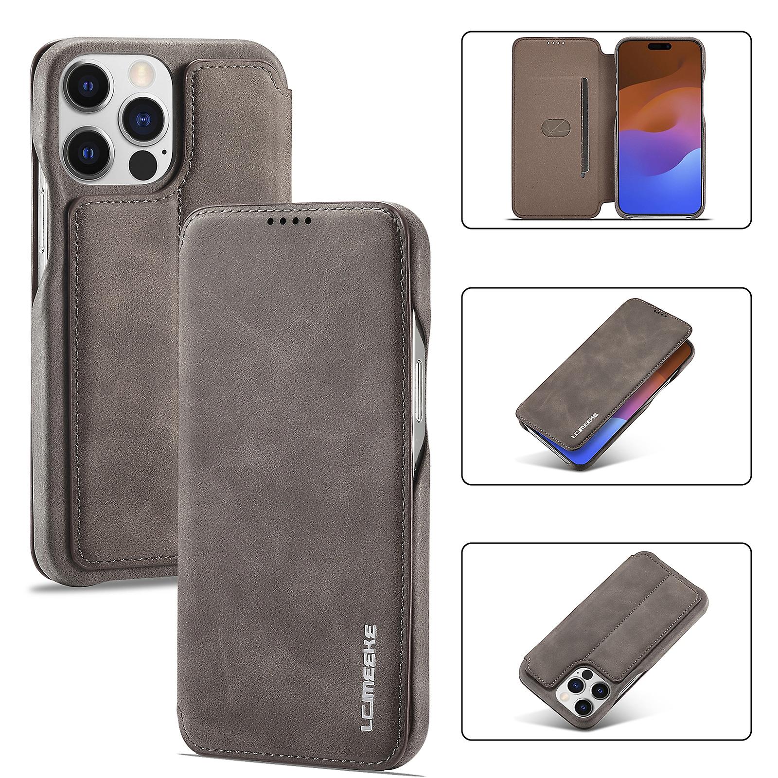 LC Ancient Series Leather Phone Case For iPhone 15 Pro