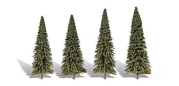 Woodland scenics WTR3568 3.5in.-5.5in. Forever Grn - Pack of 4 Suitable for several scales Trees Scale model