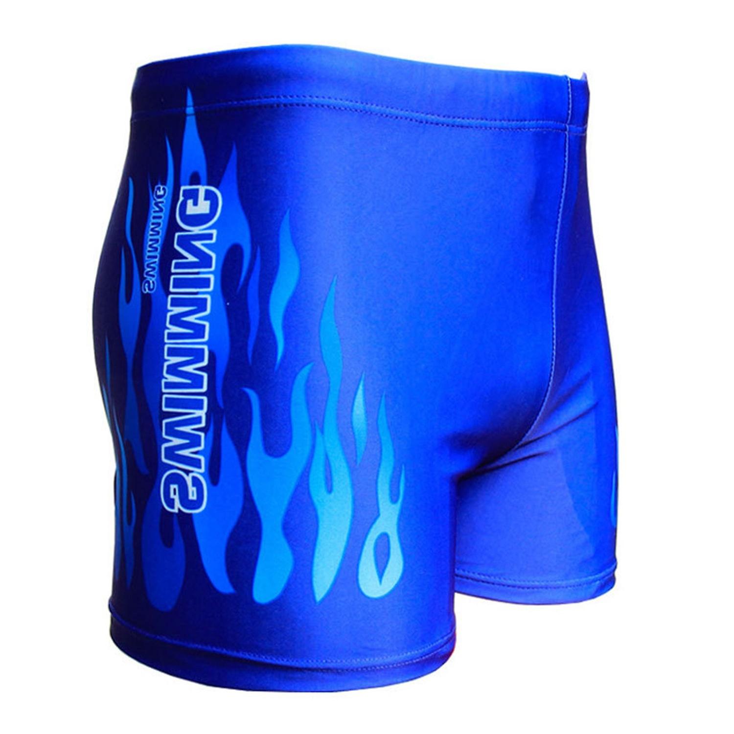 Swimming Trunks Print Great Stitching Plus Size Men Trunks for Swimming Pool