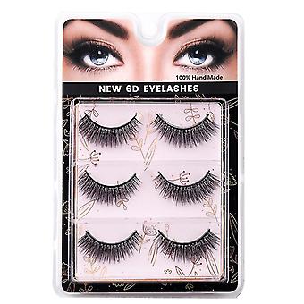 Natural Reusable Super Long Length Eyelash Extension False Eyelashes Mink Eye Lashes Synthetic Handmade Fake Lash Cilios