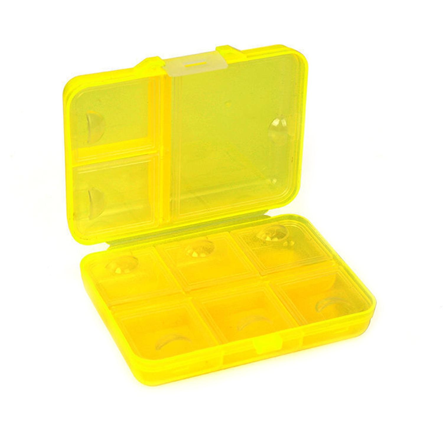 Pill Case Good Sealing Moisture-proof Transparent Visible 9 Grids 7 Days Tablets Storage Compartment