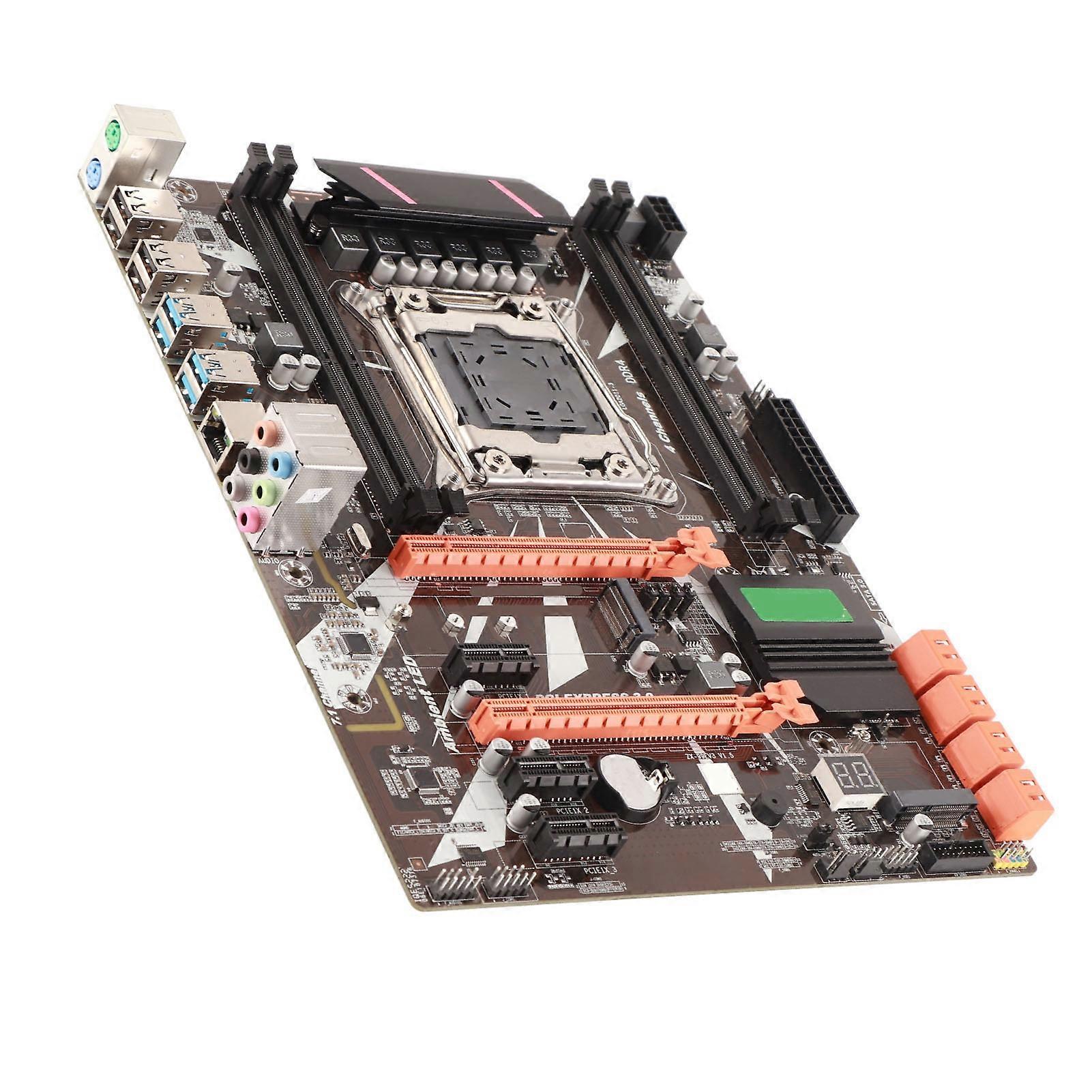 DDR4 Motherboard 5 PCIe Slots 8 SATA3.0 DDR4 Memory High Speed Desktop Motherboard for Computer PC Replacement