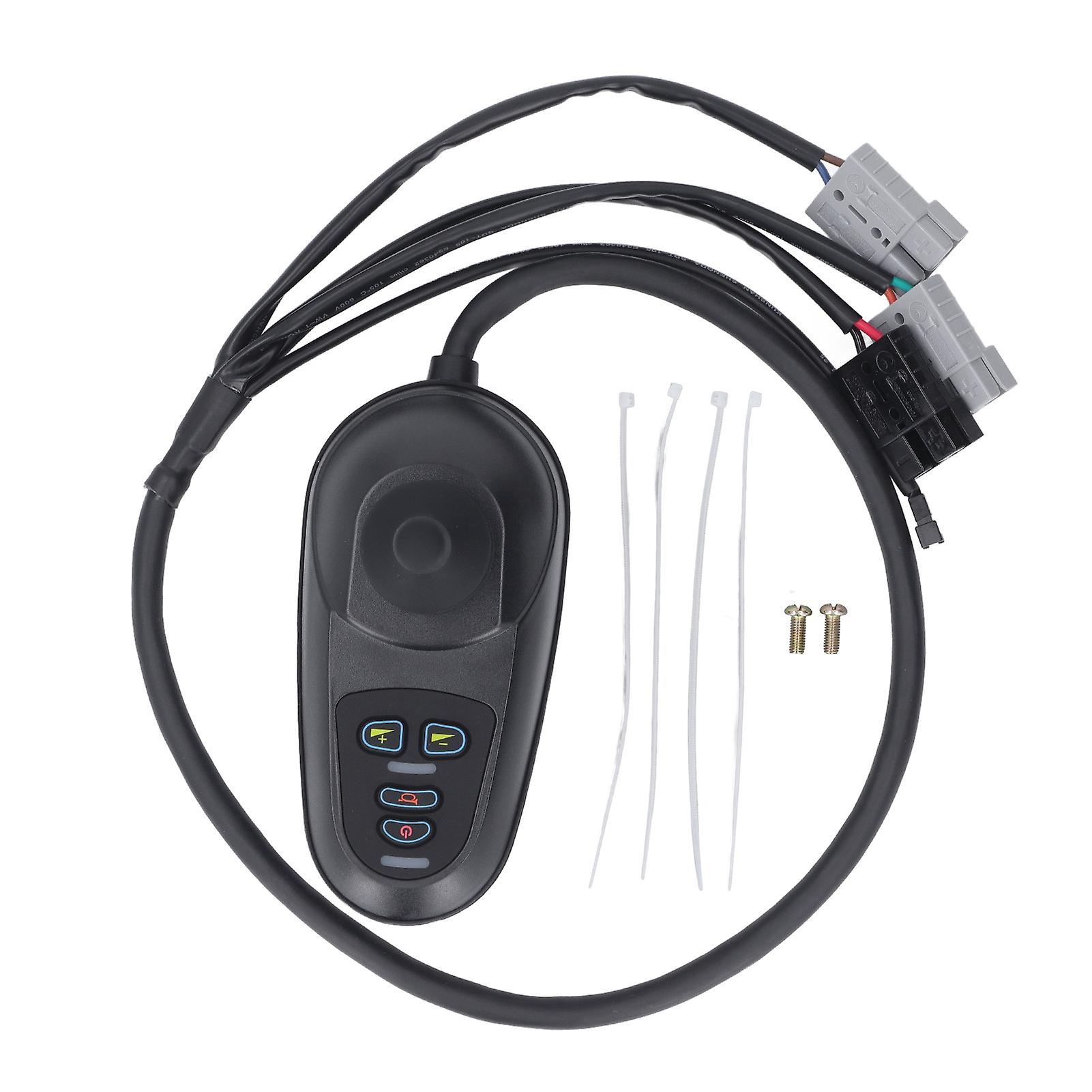 Ouitble Elektrorollstuhl Joystick Fernbedienung Bürstenmotor für den elektrischen Rollstuhl-Controller zu Hause, DC24V 50a
