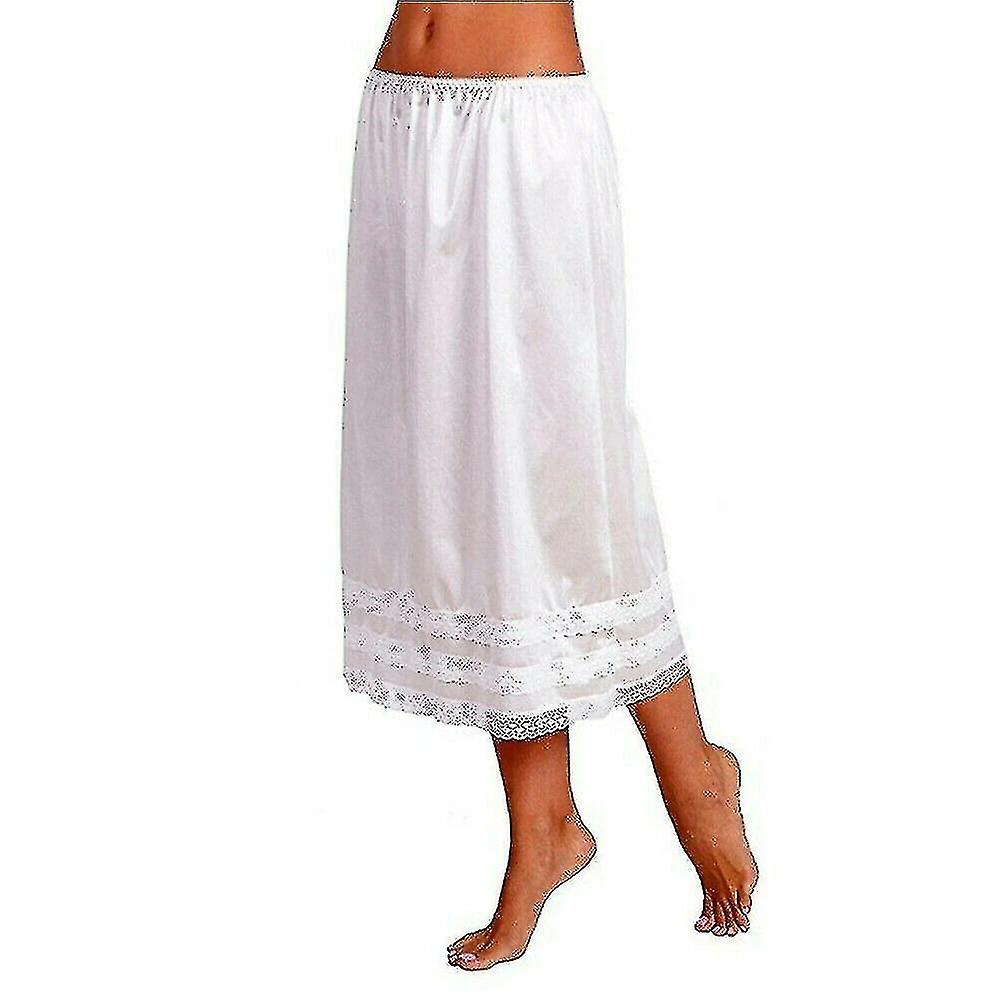 Gonna lunga sottoveste in pizzo da donna-YUHAO