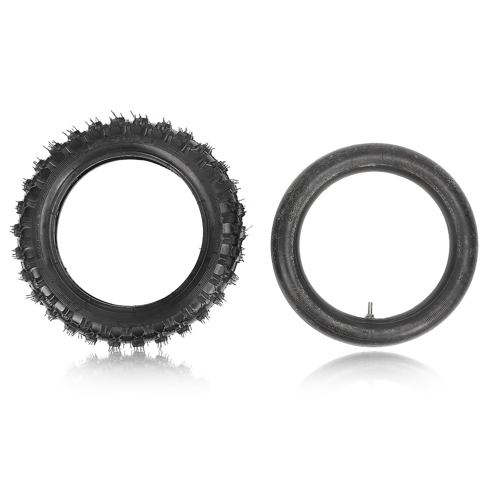 BOROCO 2.50x10in Tire Inner Tube Set with TR13 Straight Valve Stem for 50cc 70cc 90cc 110cc Mini Dirt Pit Bike