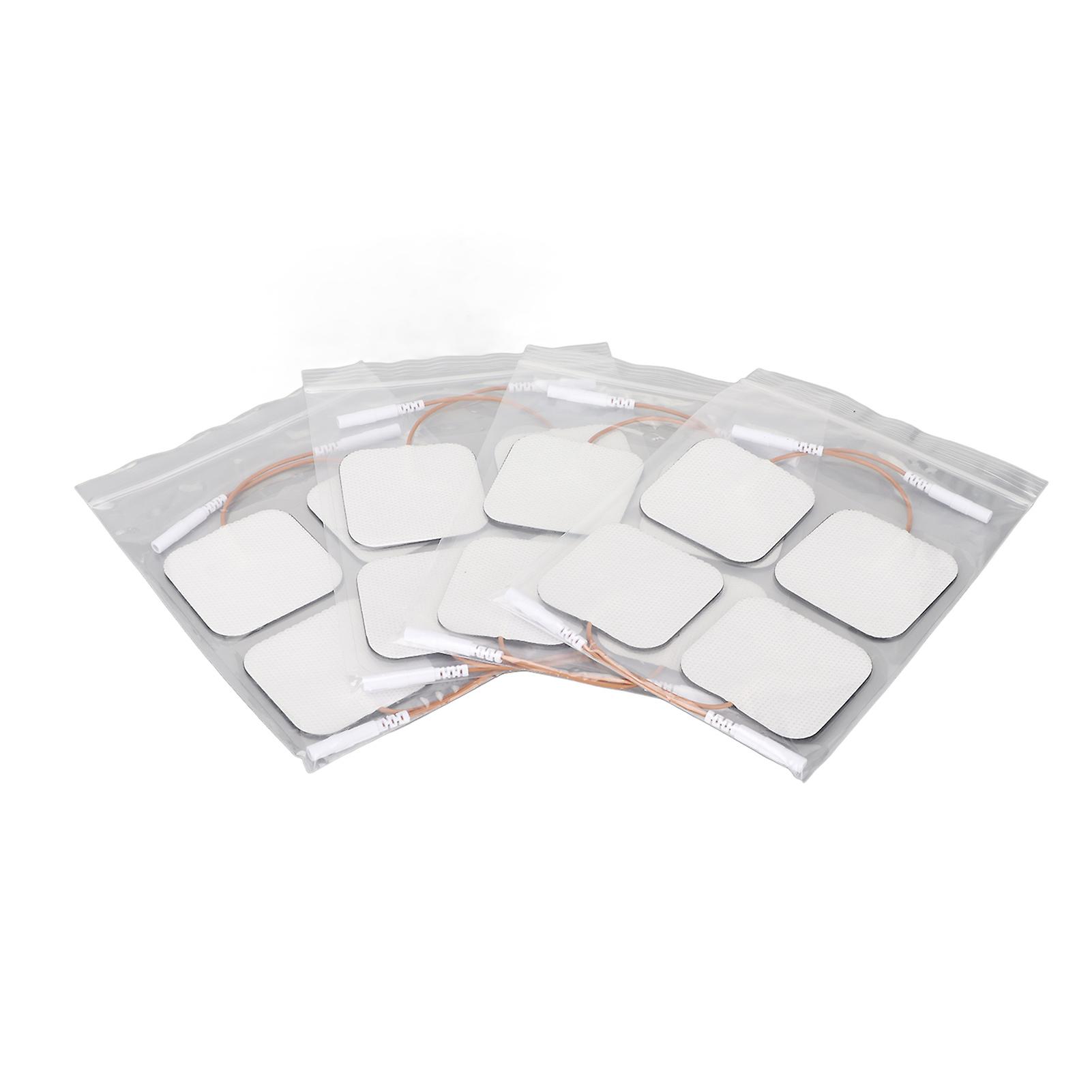 16pcs Reusable 2-Inch Square Electrode Pads for TENS Machine
