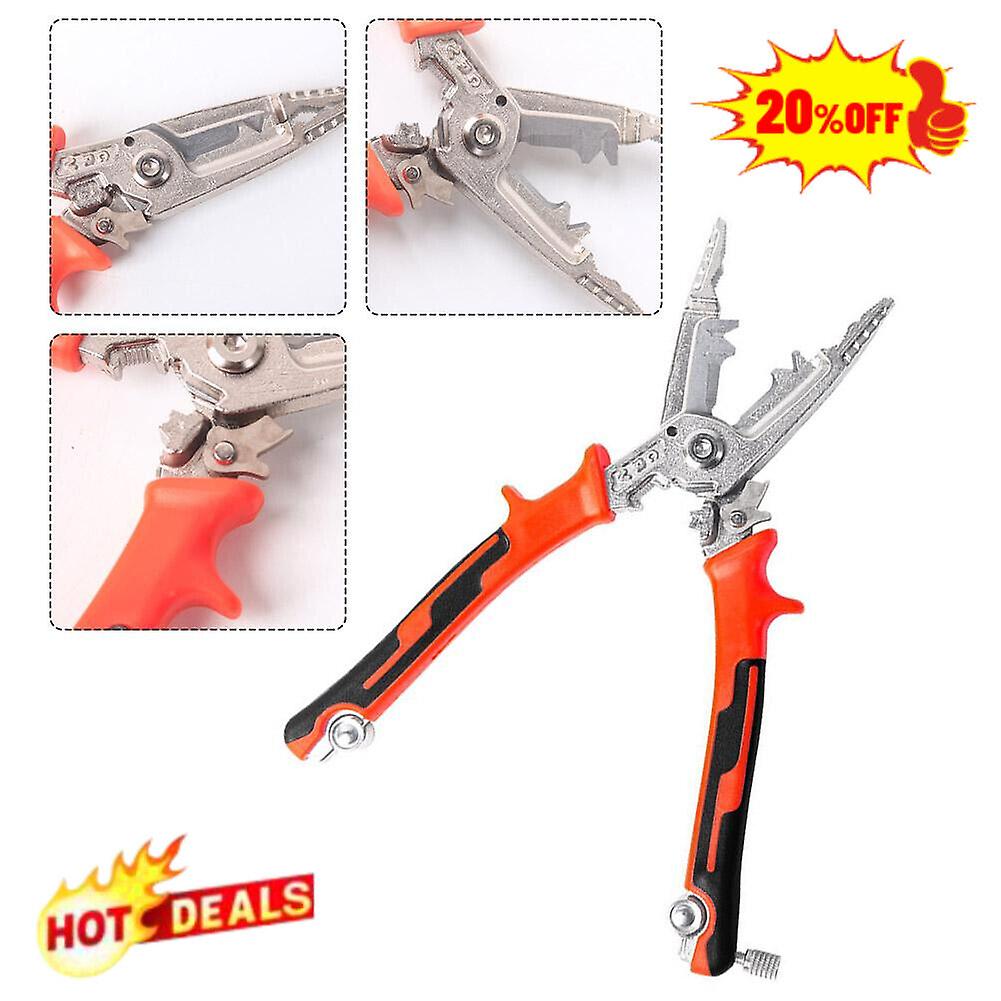 Wire Stripper Plier Multifunctional Electric Cable Stripper Crimper Cutter Tool