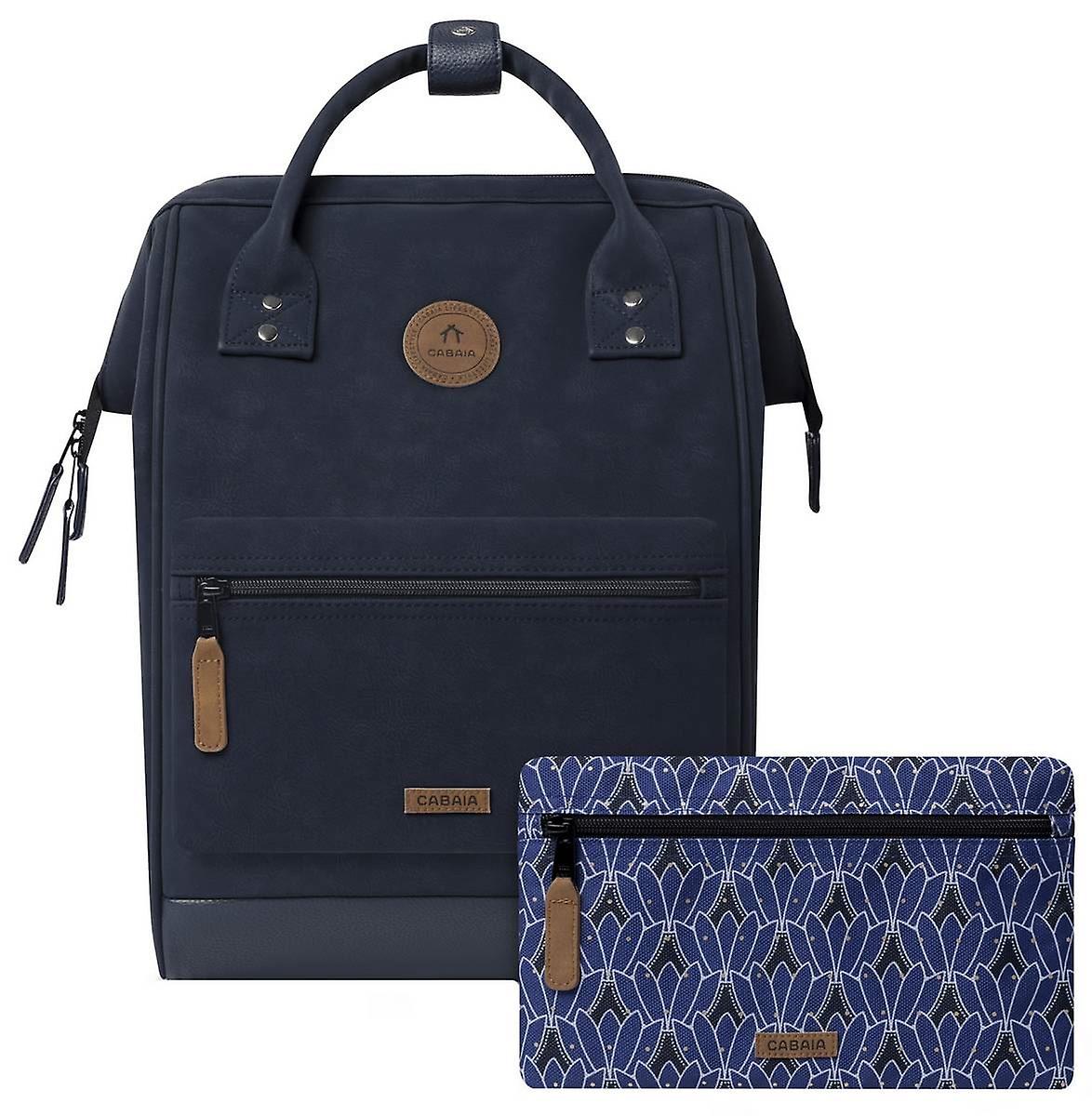 Cabaia Adventurer Vegan Nubuck Medium Backpack - Zurich Blue