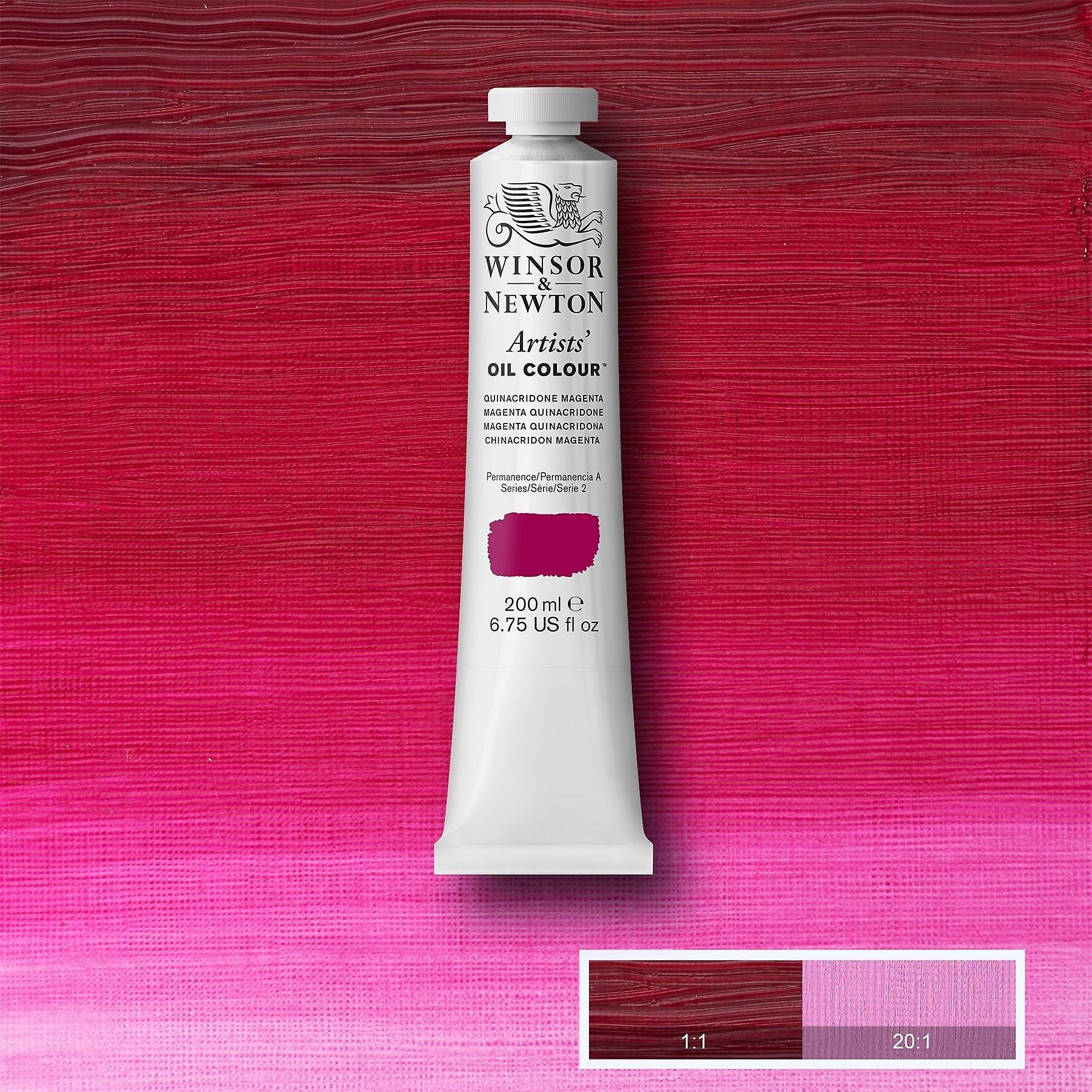 Winsor & Newton Artists' Oil Colour - Quinacridone Magenta - 200ml