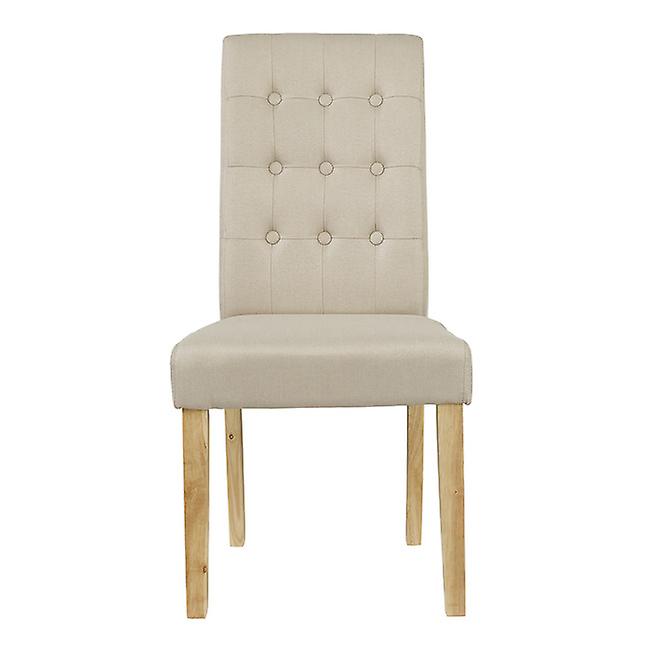 Rewer Stuhl Beige (Packung von 2)