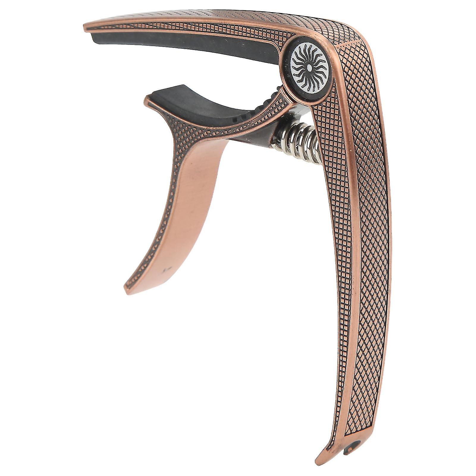 6 String Acoustic Capo High Strength Metal Universal Electric  for Performance Red Copper