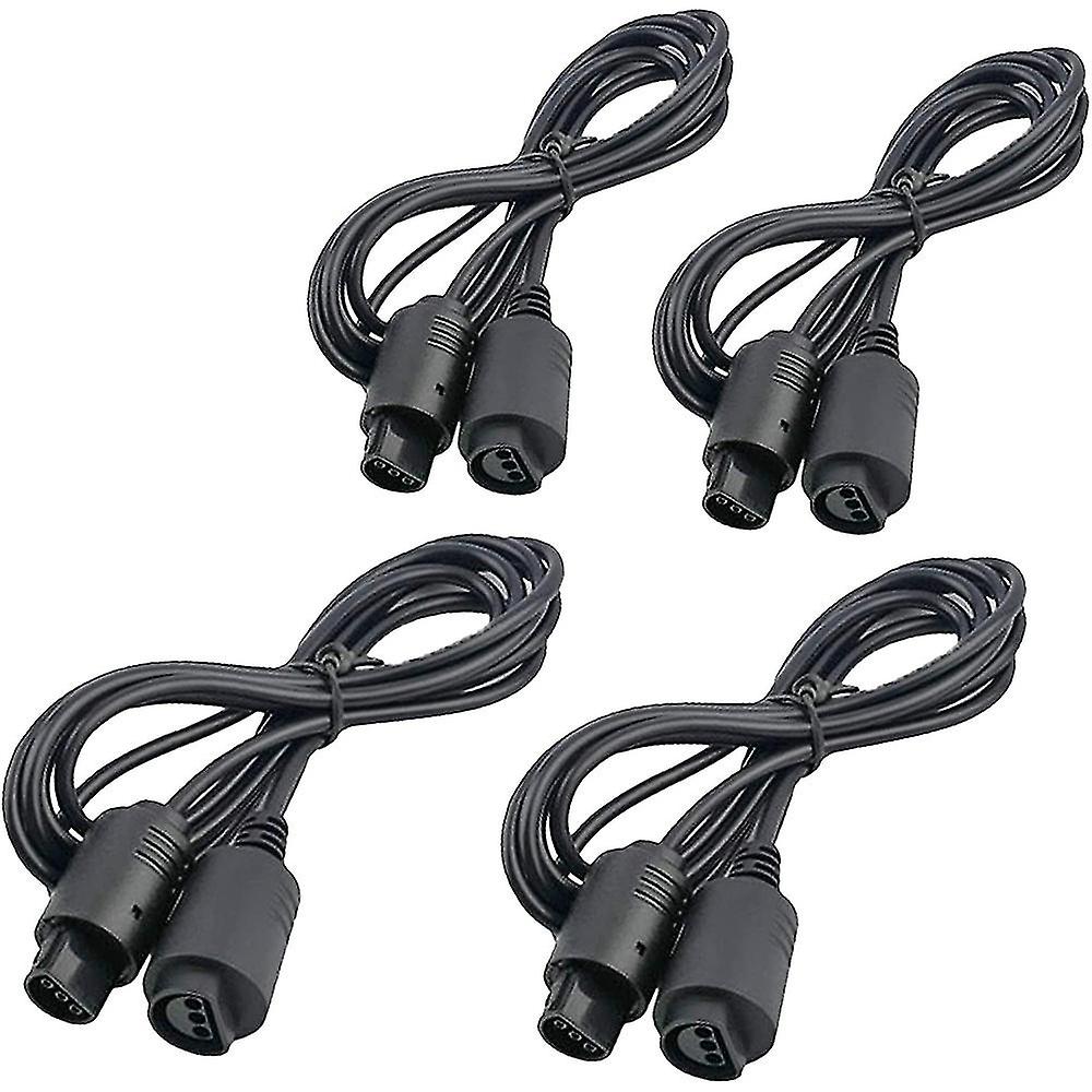 4 Pack 6Ft N64 Controller Extension Cable Cord for N64 Controller