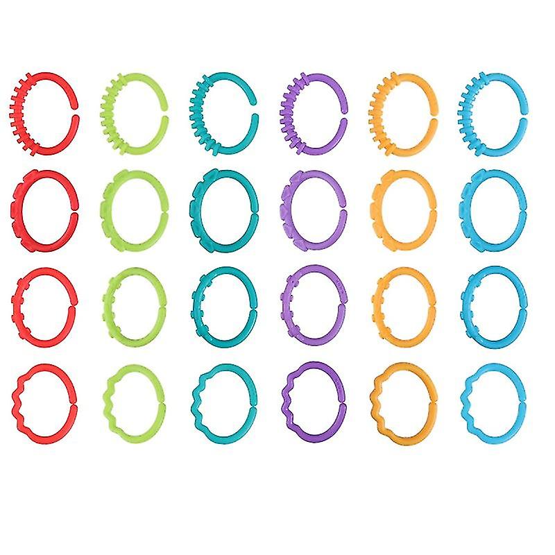 24pcs Baby Teether Rings