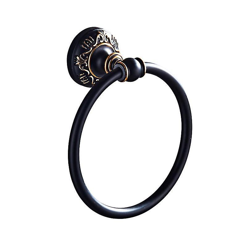 1pcs Black Antique Bathroom Towel Ring