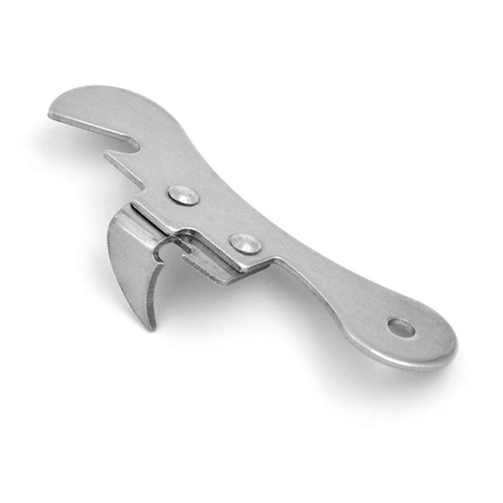 Safe Cut Multifunctional Can Opener Stainless Steel Can Punch Bottle Opener for Home Kitchen Use Easy and Safe Operation