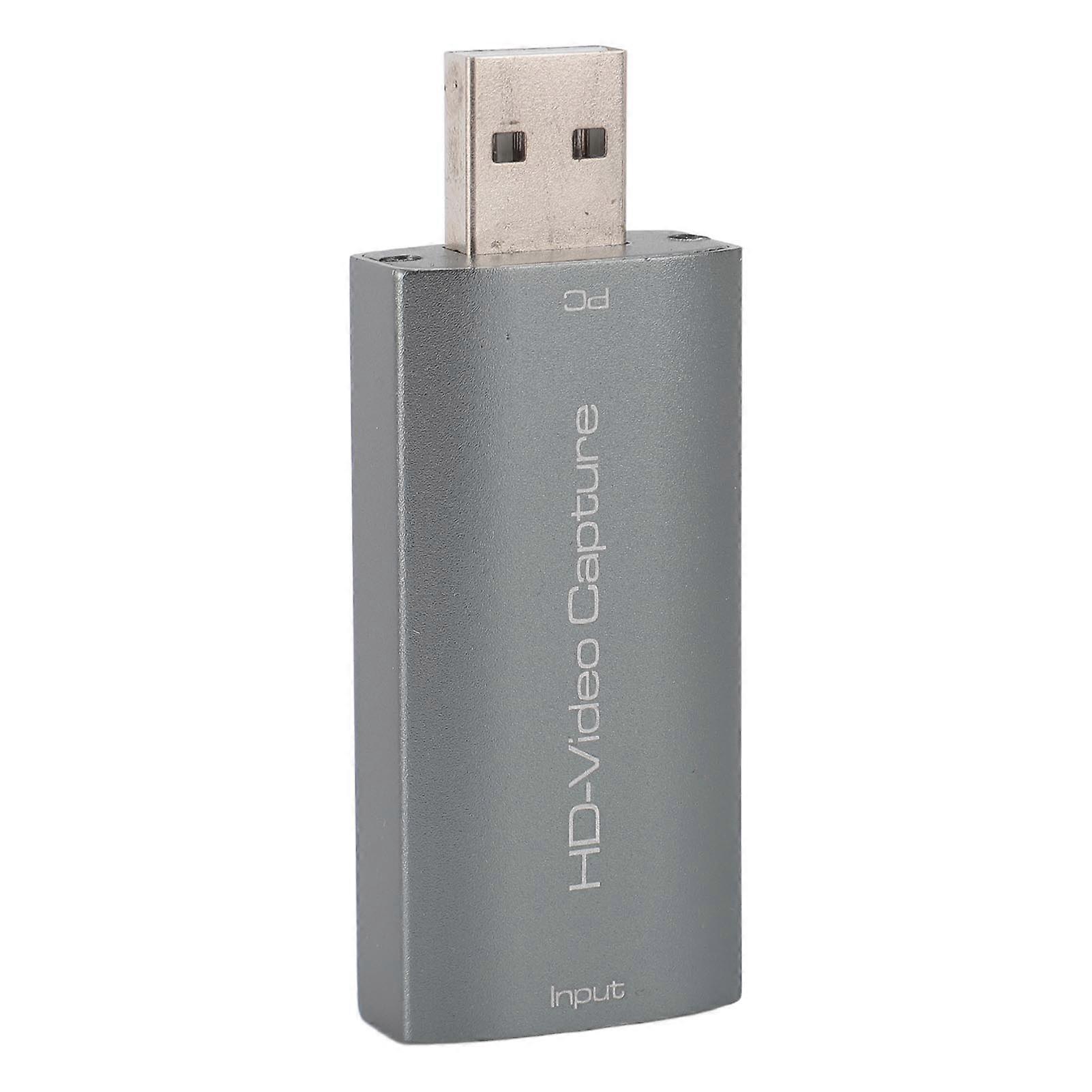 بطاقة التقاط الفيديو 4K المهنية التوصيل والتشغيل 1080P 60Hz USB HD واجهة الوسائط المتعددة بطاقة التقاط الفيديو لاجتماع البث المباشر