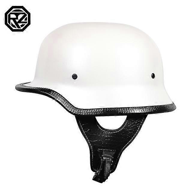 オートバイドットジャーマンスタイルハーフヘルメット+H-arleyバイカーパイロットユニセックスバイクヘルメット用ゴーグルM / l / xlサイズ