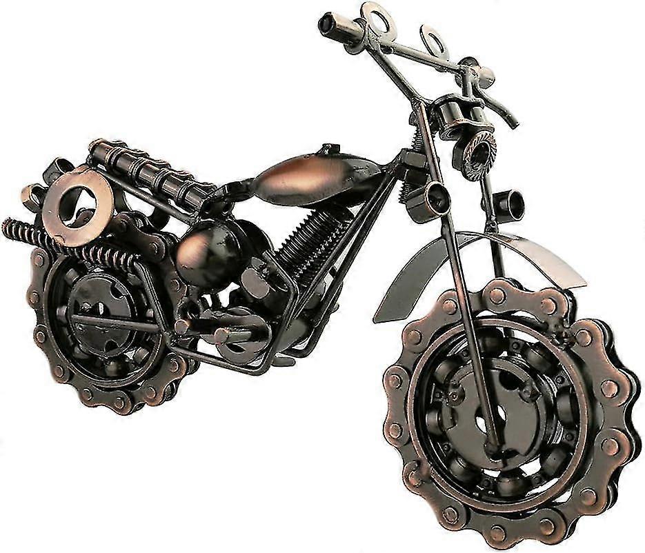 Retro Iron Art Motorcycle Model - Decor Ornaments