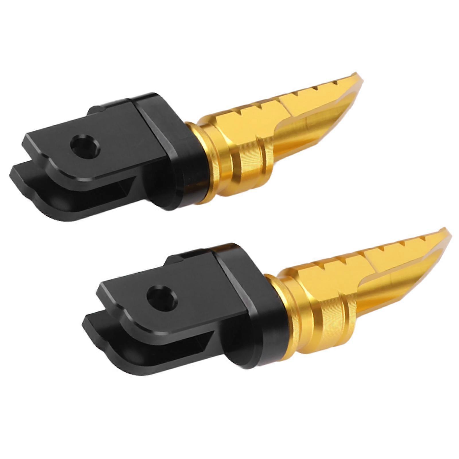Pair Foot Pegs Pedals Footrest CNC Aluminium Alloy Fit for R nineT/Scrambler/Pure F900R F900XRGold E2U912