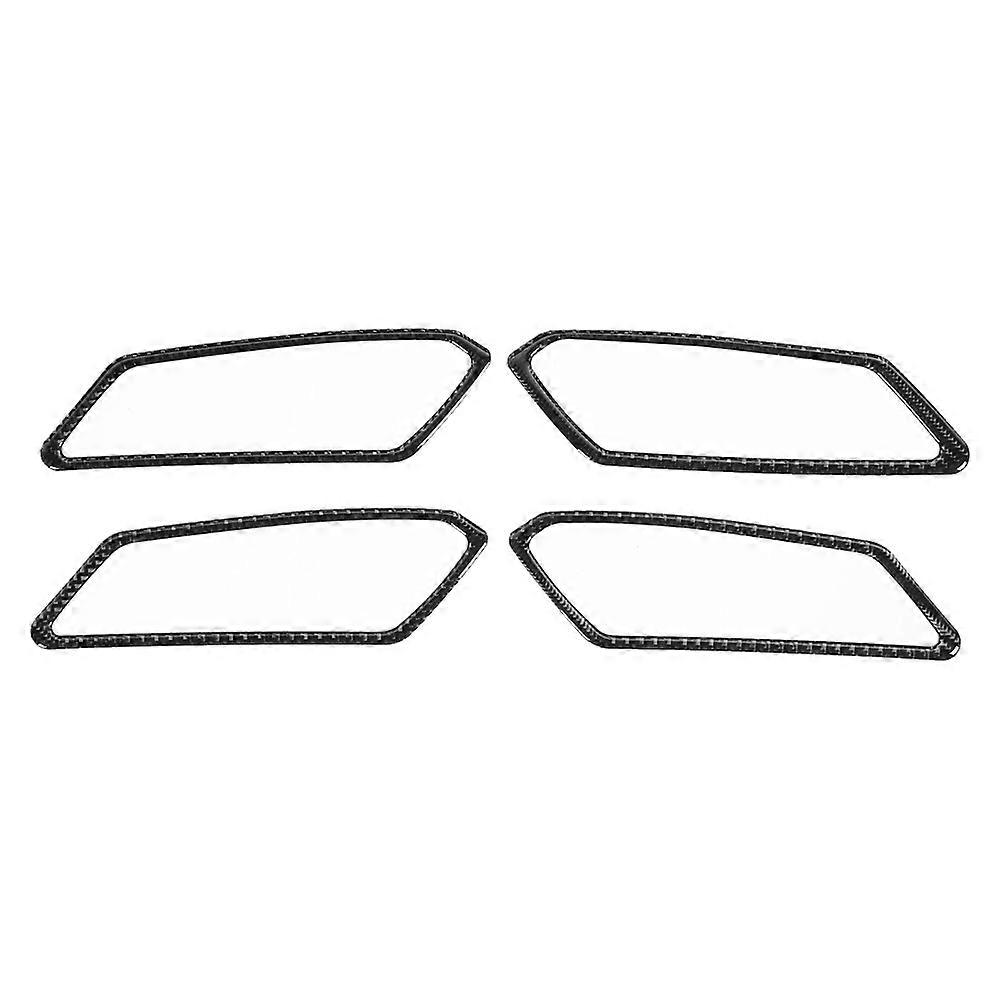 4pcs Soft Carbon Fiber Interior Door Handle Cover Trim Frame Fits for 3 Series G20 2020 E2U111