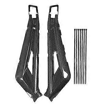 Rear Swingarm Cover ABS Carbon Fiber Grain Enhanced Protection Replacement for SURRON Light Bee X S E2U111
