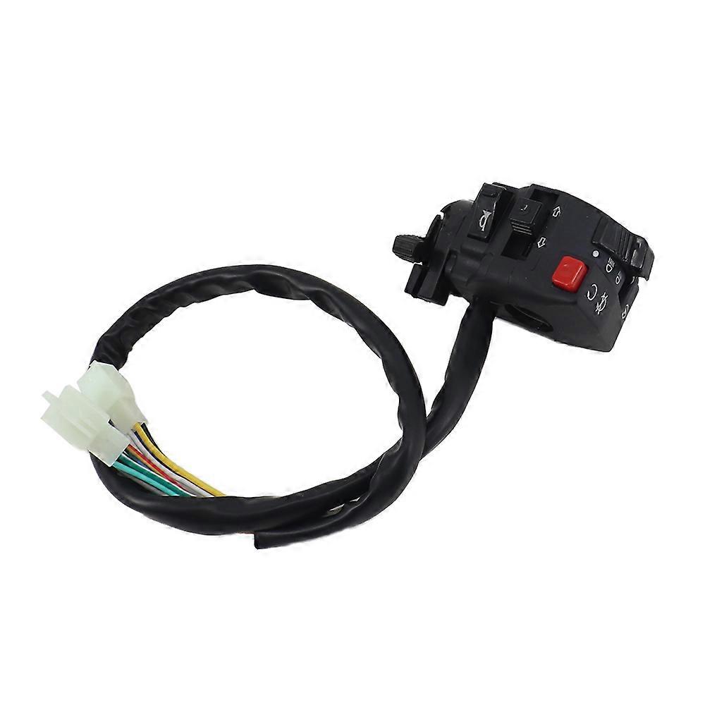 12 Wire 5 Function Handle Control Switch Assembly With Choke Lever For Chinese Quad 4 Wheeler Atv 110cc 125cc 150cc 200cc 250cc