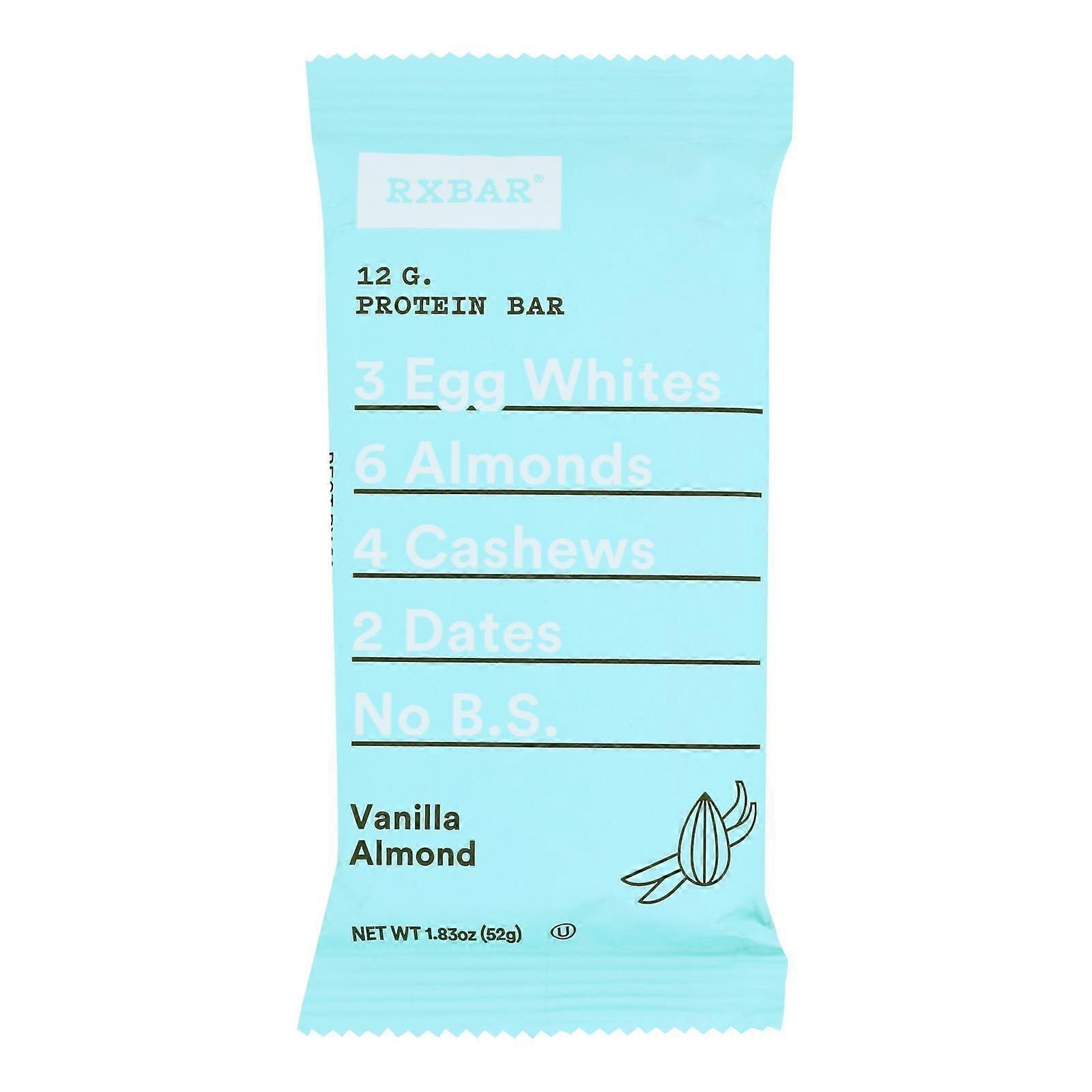 Rxbar - Eiwitreep Vanille Amandel - Doos Van 12 - 1.83 Oz