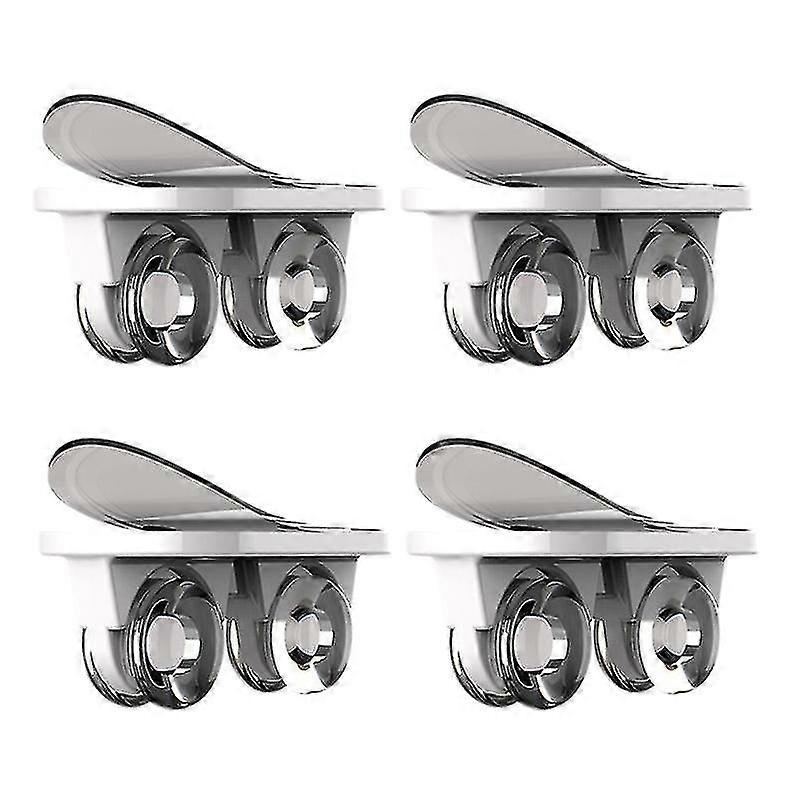 4 قطع العجلات الاتجاهية اللاصق الذاتي تخزين مربع بكرة عجلة الأثاث العالمي