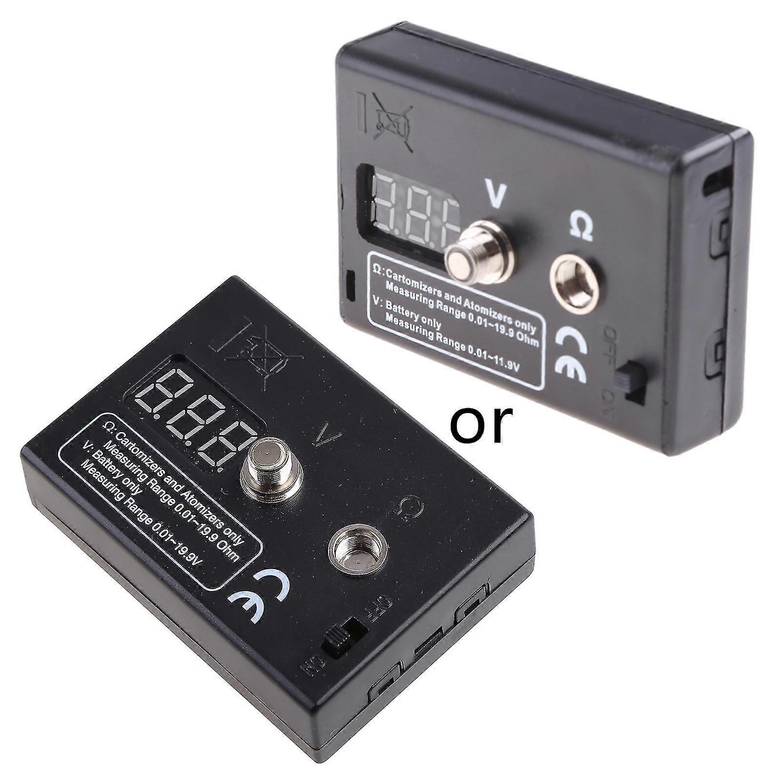 Digital LED Ohm Meter Resistance Reader Voltage Tester