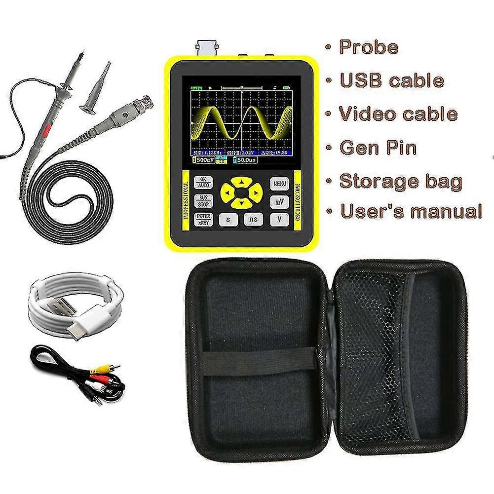 Dso1511g  Digital Oscilloscope With 2.4 Inches Rate For Maintenance And Diy Electronic Test