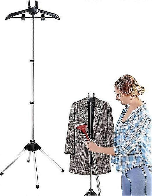 حامل باخرة - شماعات ملابس لتبخير الملابس ، حامل باخرة للملابس ، حامل باخرة تلسكوبي قابل للطي ، رف تجفيف حامل محمول باليد