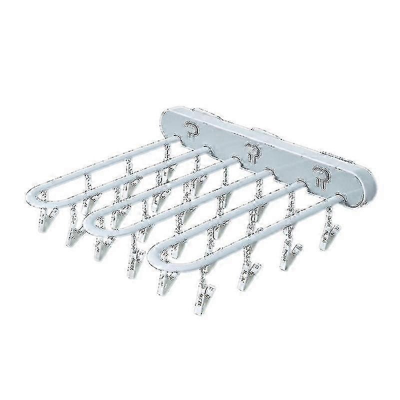 Hole-free Wall-mounted Folding Hanging Rotary Drying Rack