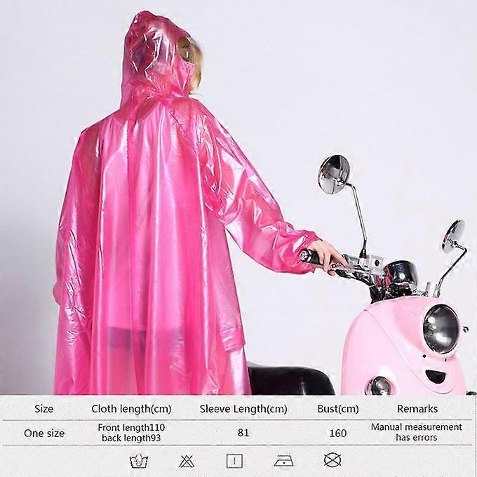 Impermeable Transparente Universal - Púrpura