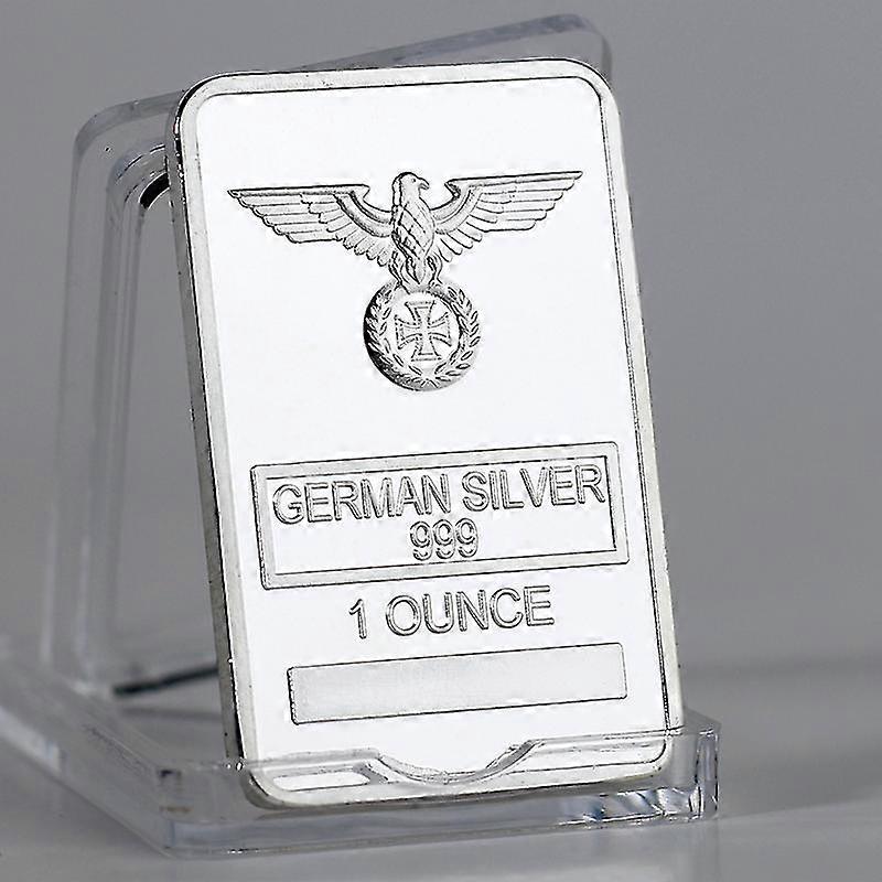 1 Oz German Silver Liberty Eagle Totem, Silver Plated