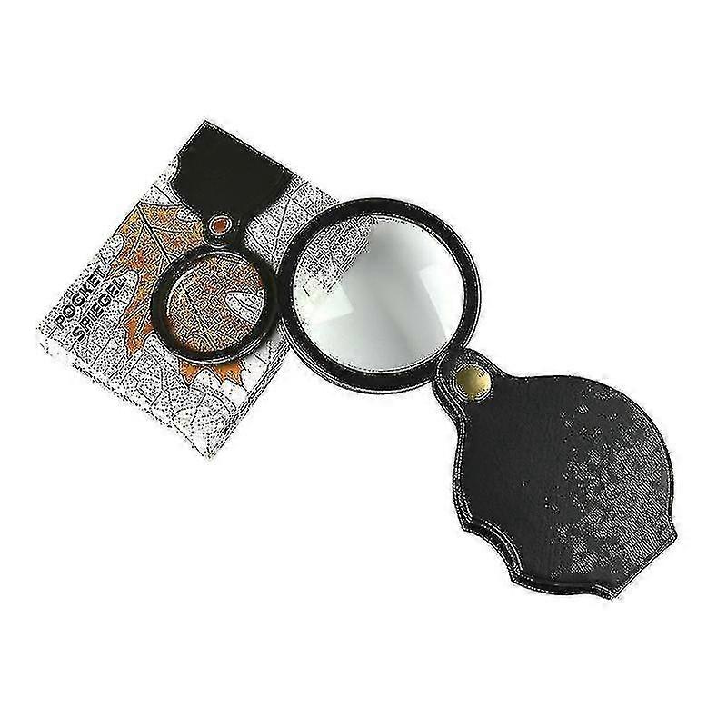 Pocket Magnifier, Folding Magnifier, Mini Folding Magnifier, Foldable Pocket Magnifier, Handheld Magnifying Glass, Reading Magnifier, With Rotating Le