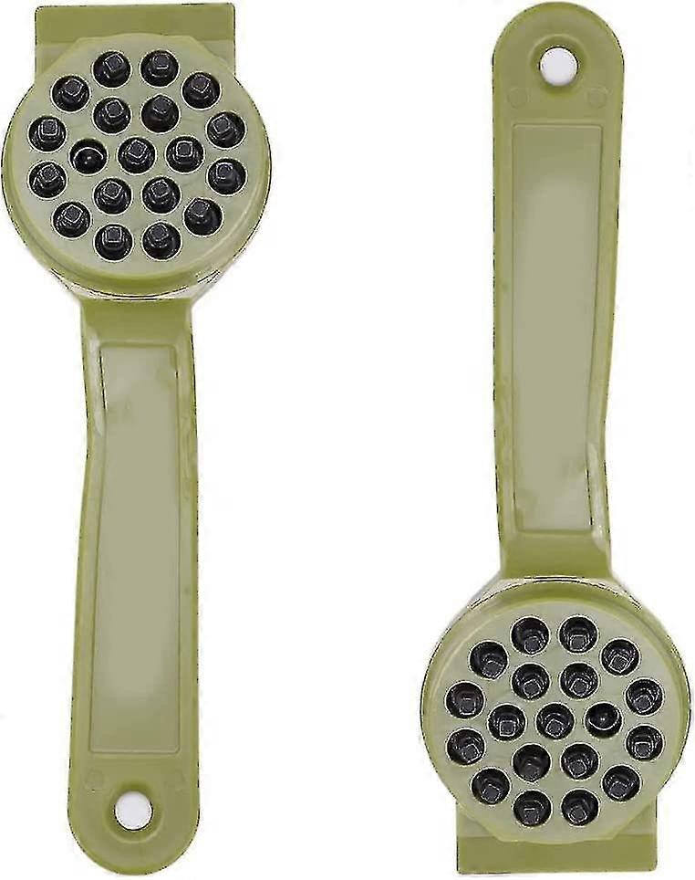 Fishing Scale Brush Fish Scale Scraper For Home Cooks Fishing Fishing Scale Brush Fast Remove Cleaning Peeler Scale Scraping(2pcs, Green) Z