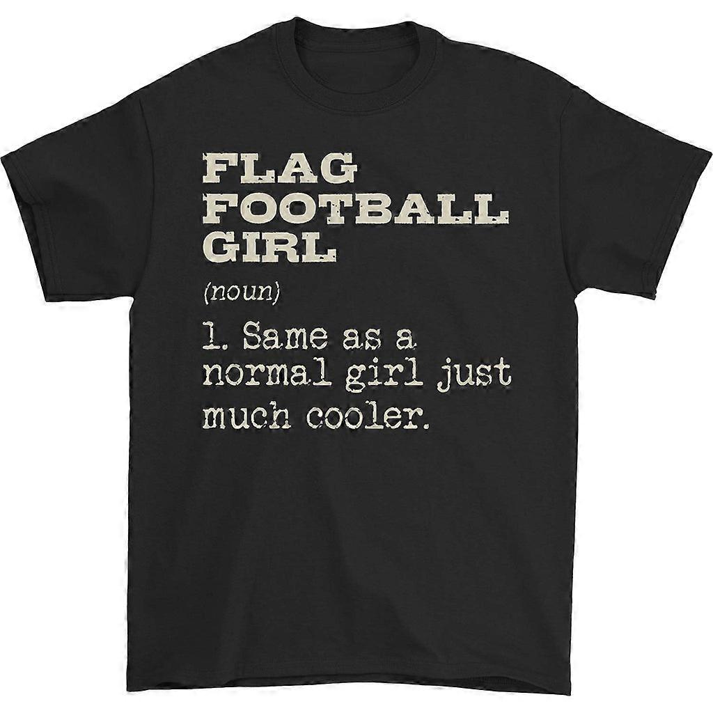 Flagga fotboll flicka t-shirt