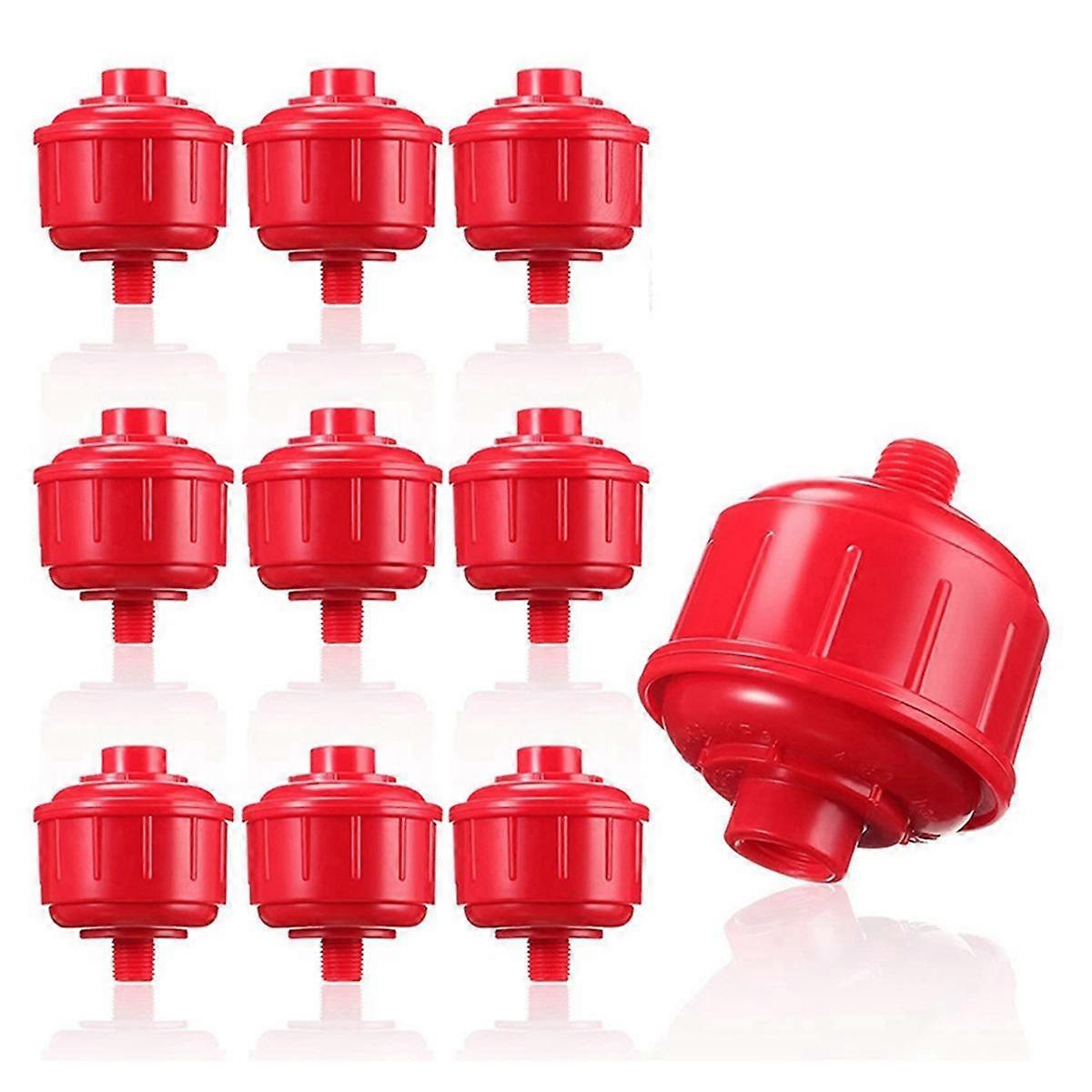 10pcs mini filtres à eau et à air jetables Whirlwind Air Line Filter Standard 1/4 pouce pour les pulvérisations et les outils pneumatiques