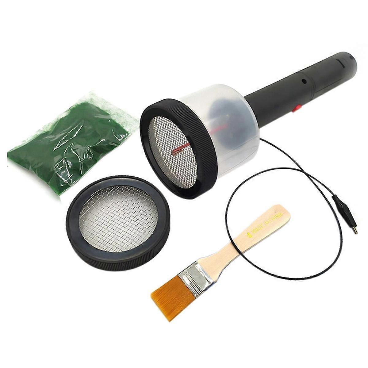 Mini Static Grass Flocking Applicator with Antiskid Handle for DIY Scenic Table Donstruction Model