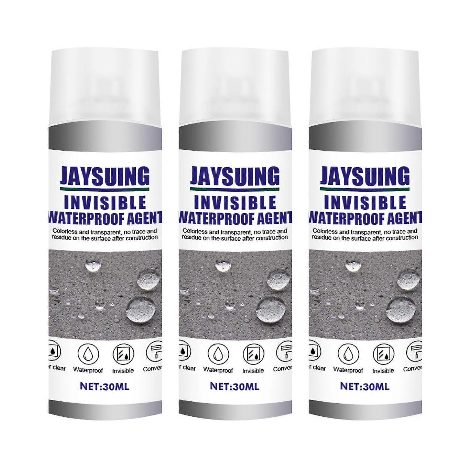 3PCS 30ml Waterproofing Agent Strong Bonding Spray Adhesive Sealant Roof Exterior Wall Toilet Transparent Spray Glue