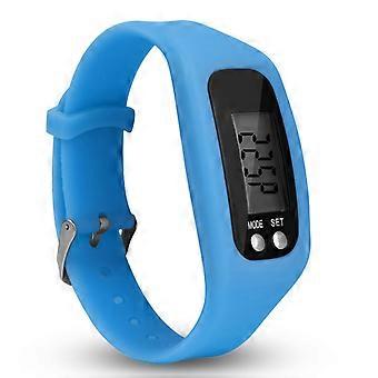 Schrittzähler Uhr mit LCD-Display Einfache Bedienung Walking Fitness  Tracker Armband Digital Step Counter
