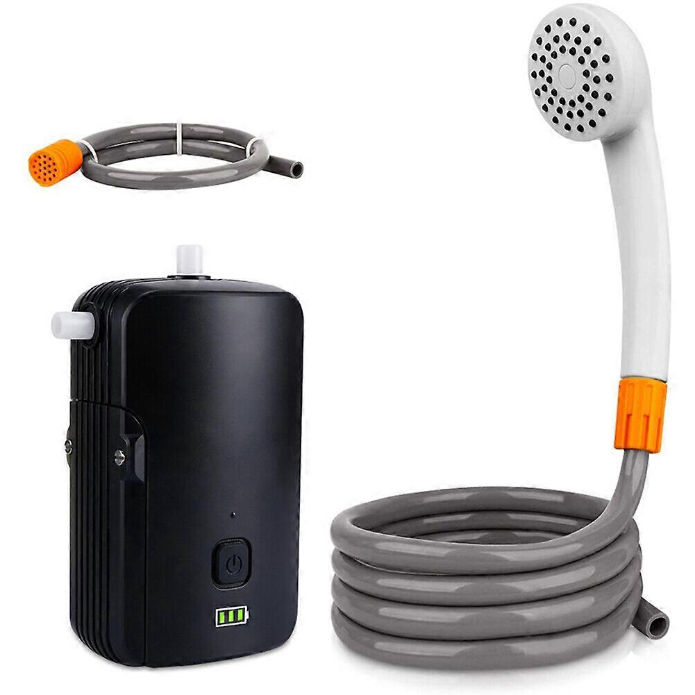 Outdoor Camping Electric Shower Portable Shower Pump with Hook and Suction Cup
