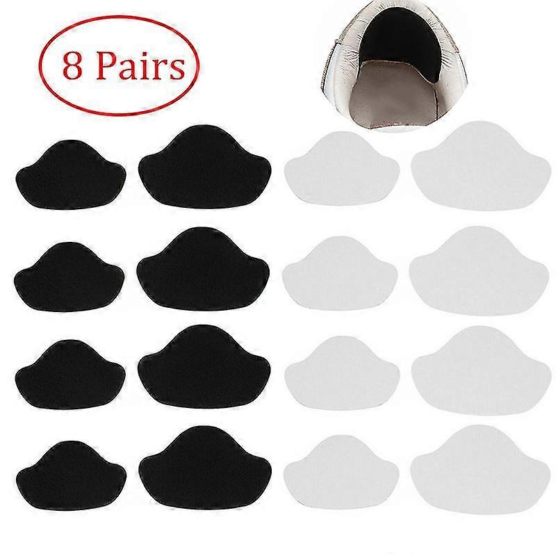 8 pairs of Shoe Heel Repair Patch Self-adhesive Multipurpose Shoe Hole Cushion For Sneaker Sports